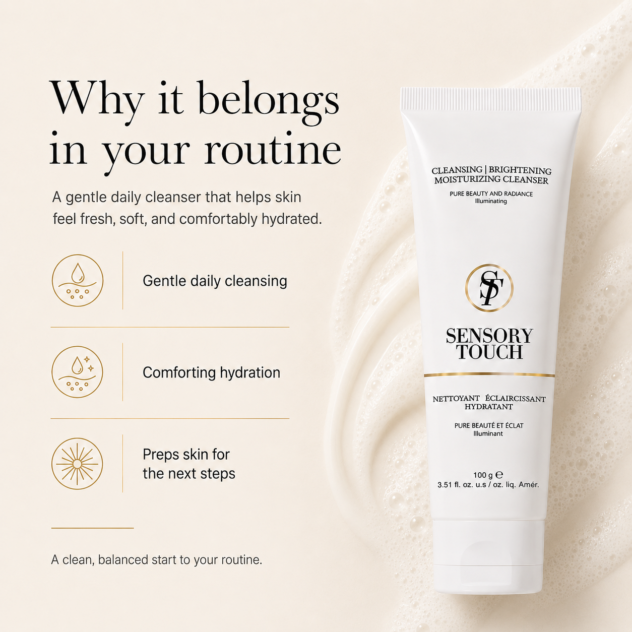 Brightening Moisturizing Cleanser