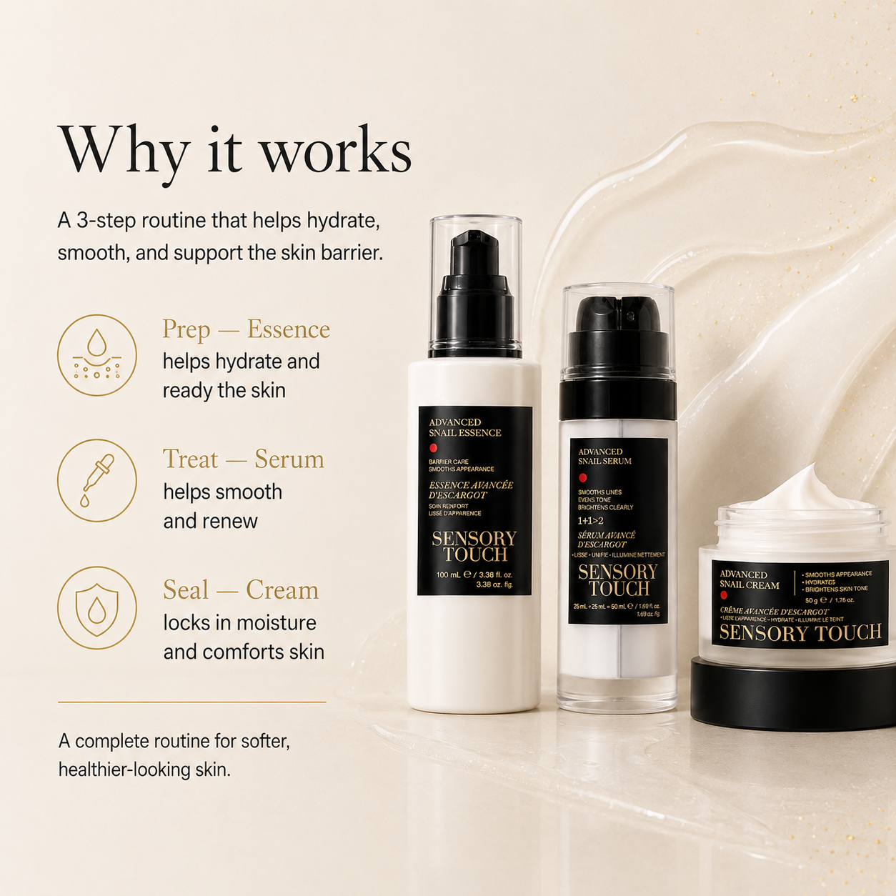 Snail Repair Trio
