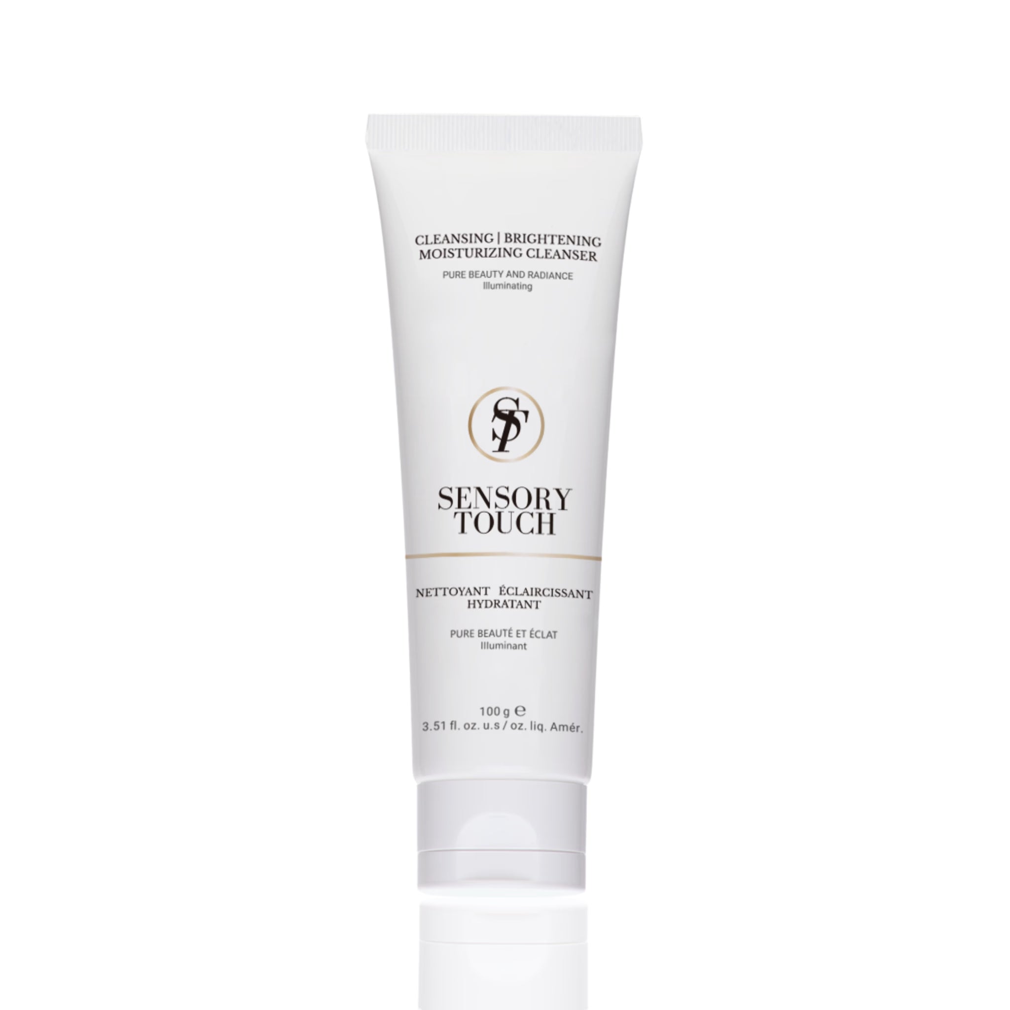 Sensory Touch cleanser tube on a white background